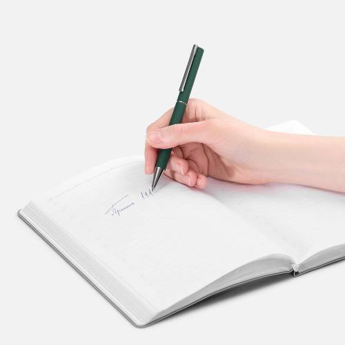 Ручка шариковая Blade Soft Touch, зеленая фото 5 Ручка шариковая Blade Soft Touch, зеленая фото 5