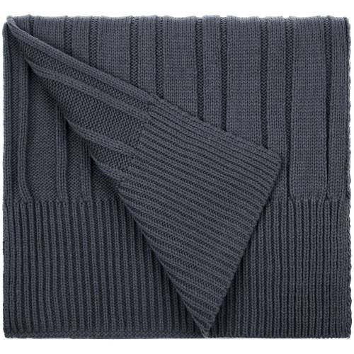 Шарф Knit Beat, темно-серый фото 2 Шарф Knit Beat, темно-серый фото 2