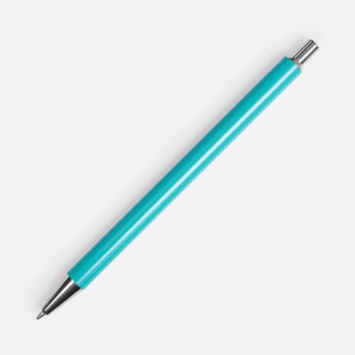 Ручка шариковая Slim Beam, бирюзовая фото 2 Ручка шариковая Slim Beam, бирюзовая фото 2
