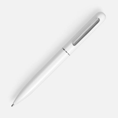Ручка шариковая Scribo, матовая белая фото 3 Ручка шариковая Scribo, матовая белая фото 3