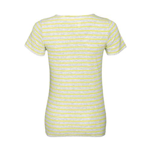 Футболка Miles Women серая с желтым фото 3 Футболка Miles Women серая с желтым фото 3