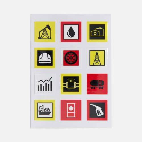 Стикерпак UV-DTF Industry, нефть Стикерпак UV-DTF Industry, нефть