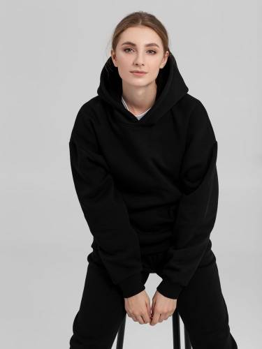 Худи Kulonga Oversize, черное фото 8
