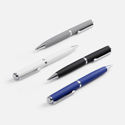 Ручка шариковая Inkish Chrome в футляре, серая фото 8 Ручка шариковая Inkish Chrome в футляре, серая фото 8