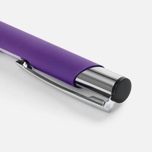 Ручка шариковая Keskus Soft Touch, фиолетовая фото 4 Ручка шариковая Keskus Soft Touch, фиолетовая фото 4