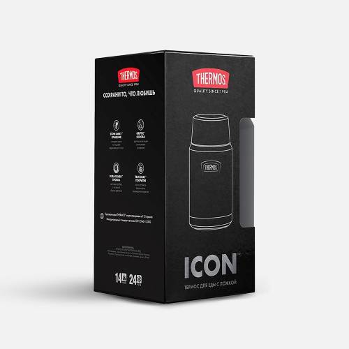 Термос для еды Icon 710, черный фото 10 Термос для еды Icon 710, черный фото 10