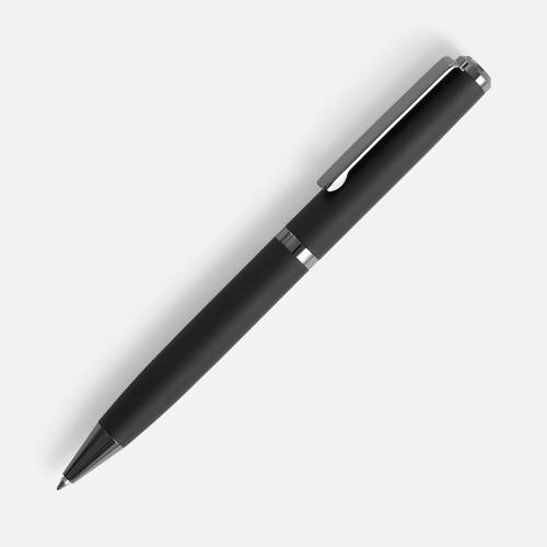 Ручка шариковая Inkish Gunmetal в футляре, черная фото 2