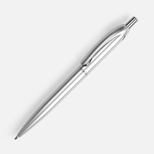 Ручка шариковая Bright Spark, серебристая фото 2 Ручка шариковая Bright Spark, серебристая фото 2