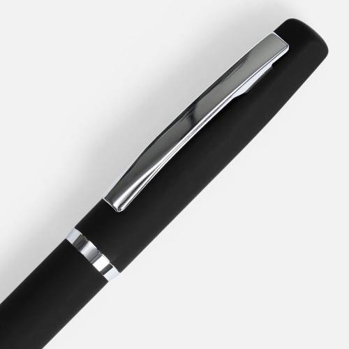 Ручка шариковая Bolt Soft Touch, черная фото 4 Ручка шариковая Bolt Soft Touch, черная фото 4