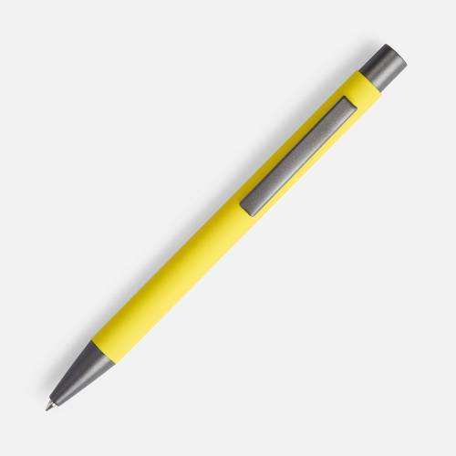 Ручка шариковая Atento Soft Touch, желтая фото 3 Ручка шариковая Atento Soft Touch, желтая фото 3