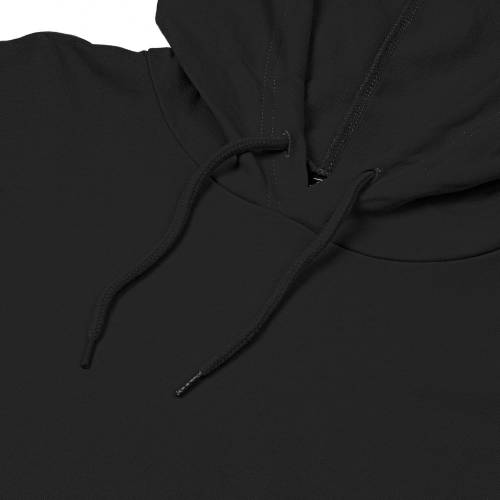 Толстовка с капюшоном унисекс Hoodie, черная фото 4 Толстовка с капюшоном унисекс Hoodie, черная фото 4
