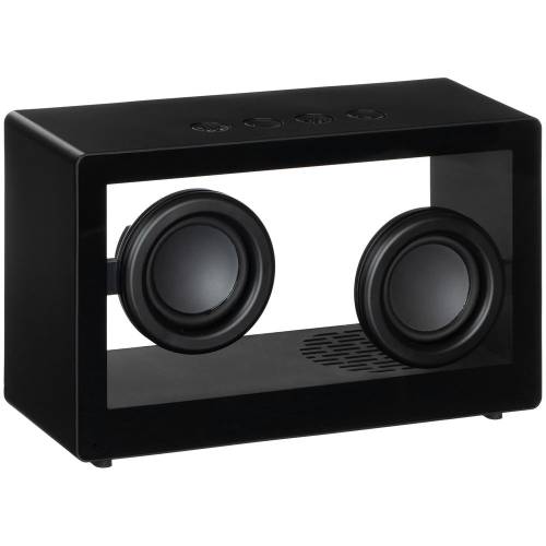 Bluetooth-колонка со светомузыкой Sensofonic, черная фото 3 Bluetooth-колонка со светомузыкой Sensofonic, черная фото 3