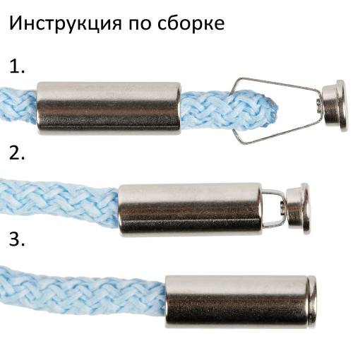 Наконечник для шнурка Nozzle, серебристый (хром) фото 4 Наконечник для шнурка Nozzle, серебристый (хром) фото 4