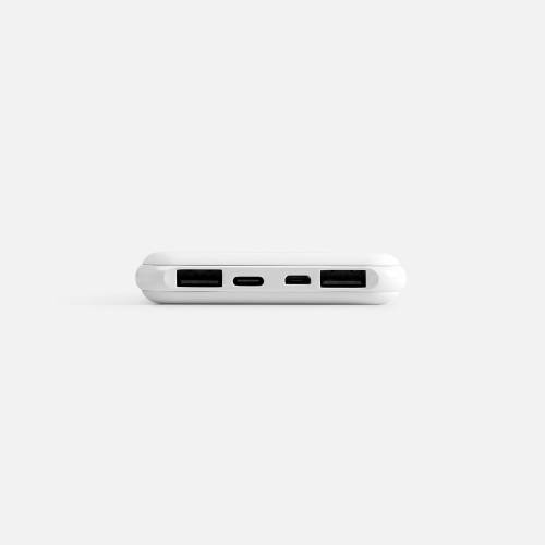 Аккумулятор с беспроводной зарядкой All Day Wireless, 10000 мАч, белый фото 5