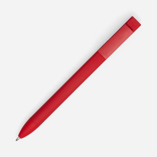 Ручка шариковая Swiper SQ Soft Touch, красная фото 3