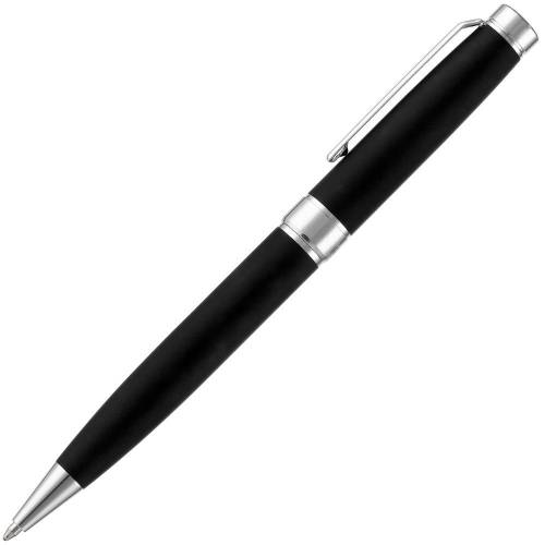 Ручка шариковая Broad Ring Soft Touch, черная фото 4 Ручка шариковая Broad Ring Soft Touch, черная фото 4