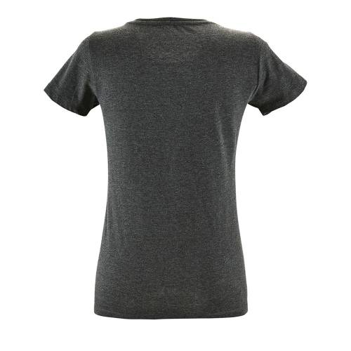 Футболка женская Regent Fit Women, черный меланж фото 3 Футболка женская Regent Fit Women, черный меланж фото 3