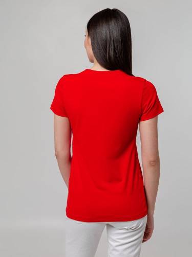 Футболка женская T-bolka Stretch Lady, красная фото 7 Футболка женская T-bolka Stretch Lady, красная фото 7
