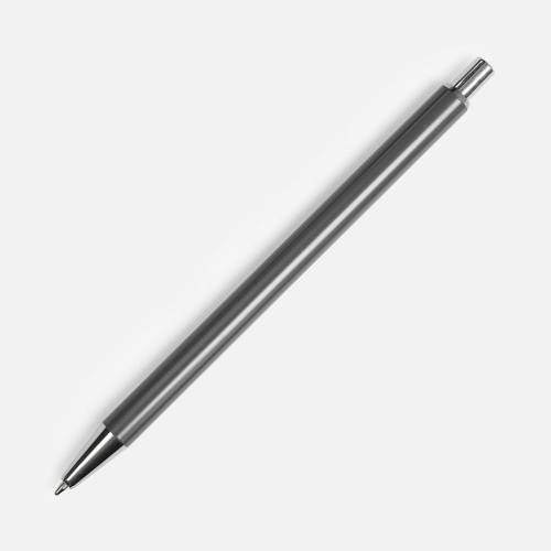 Ручка шариковая Slim Beam, серая фото 2 Ручка шариковая Slim Beam, серая фото 2