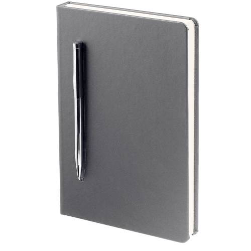 Ежедневник Magnet Shall, недатированный, серый фото 2 Ежедневник Magnet Shall, недатированный, серый фото 2