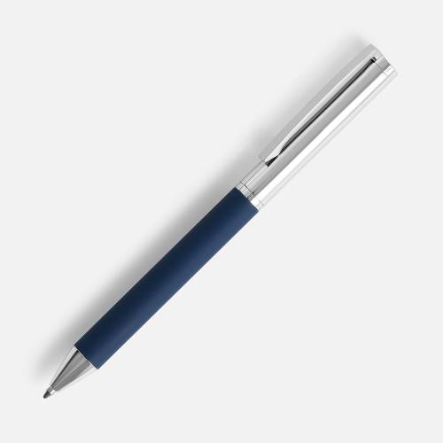 Ручка шариковая Eyeshot Soft Touch, темно-синяя фото 2