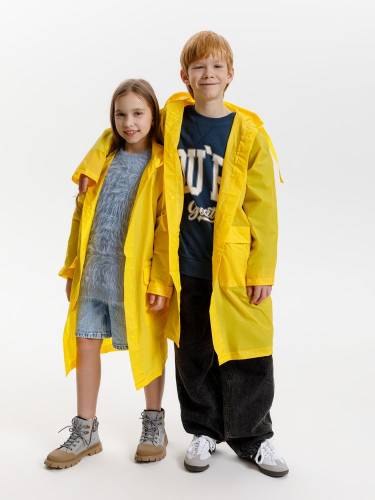 Дождевик детский RainDrop Kids, желтый фото 19