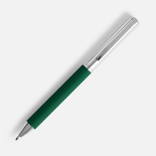 Ручка шариковая Eyeshot Soft Touch, темно-зеленая фото 3 Ручка шариковая Eyeshot Soft Touch, темно-зеленая фото 3