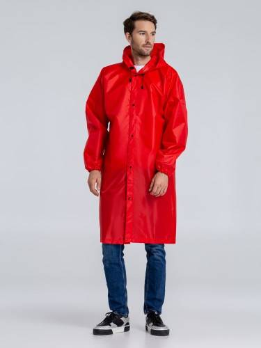 Дождевик унисекс Rainman Strong, красный фото 4