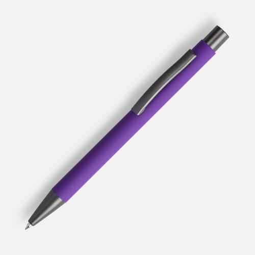 Ручка шариковая Atento Soft Touch, фиолетовая фото 2 Ручка шариковая Atento Soft Touch, фиолетовая фото 2