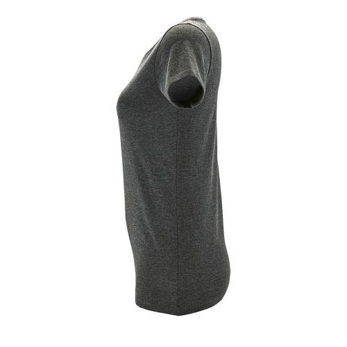Футболка женская Regent Fit Women, черный меланж фото 4 Футболка женская Regent Fit Women, черный меланж фото 4