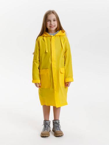 Дождевик детский RainDrop Kids, желтый фото 10
