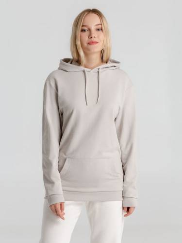 Толстовка с капюшоном унисекс Hoodie, дымчато-серая фото 12 Толстовка с капюшоном унисекс Hoodie, дымчато-серая фото 12