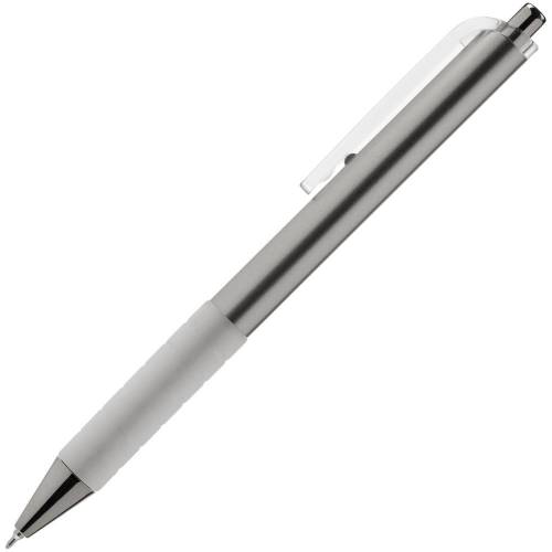 Ручка шариковая Easy Grip, серебристая фото 3 Ручка шариковая Easy Grip, серебристая фото 3