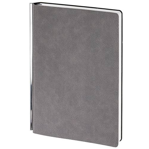 Ежедневник Metal Stick, недатированный, серый фото 2