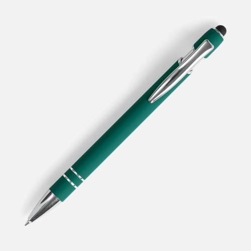 Ручка шариковая Pointer Soft Touch со стилусом, зеленая фото 3 Ручка шариковая Pointer Soft Touch со стилусом, зеленая фото 3
