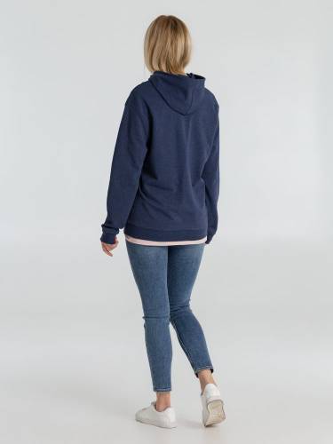 Толстовка с капюшоном унисекс Hoodie, синий меланж фото 11 Толстовка с капюшоном унисекс Hoodie, синий меланж фото 11
