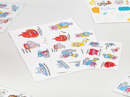 Наклейки ПВХ Sticker Pack на заказ, S фото 3