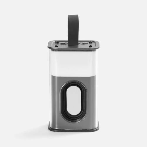 Bluetooth-колонка с подсветкой Groove, серая фото 4 Bluetooth-колонка с подсветкой Groove, серая фото 4