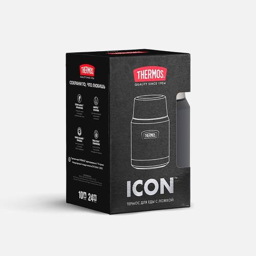 Термос для еды Icon 470, черный фото 10 Термос для еды Icon 470, черный фото 10