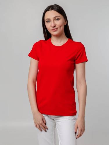 Футболка женская T-bolka Stretch Lady, красная фото 6 Футболка женская T-bolka Stretch Lady, красная фото 6