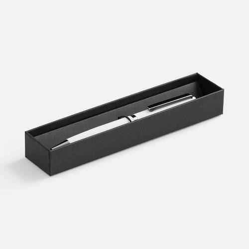 Ручка шариковая Inkish Chrome в футляре, белая фото 6 Ручка шариковая Inkish Chrome в футляре, белая фото 6