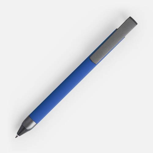 Ручка шариковая Standic с подставкой для телефона, синяя фото 3