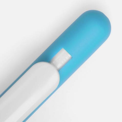 Ручка шариковая Swiper Soft Touch, голубая с белым фото 4 Ручка шариковая Swiper Soft Touch, голубая с белым фото 4