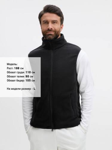 Жилет флисовый унисекс Ben Mac, черный фото 6 Жилет флисовый унисекс Ben Mac, черный фото 6
