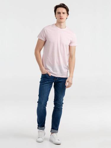 Футболка мужская Regent Fit 150, розовый меланж фото 4 Футболка мужская Regent Fit 150, розовый меланж фото 4