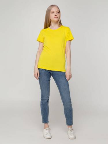 Футболка женская T-bolka Lady, желтая фото 10 Футболка женская T-bolka Lady, желтая фото 10