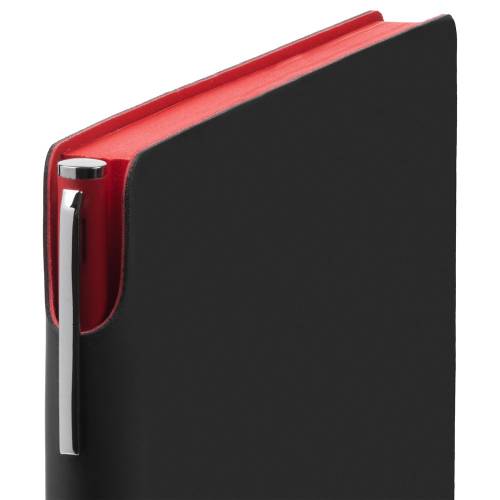 Ежедневник Flexpen Black, недатированный, черный с красным фото 4 Ежедневник Flexpen Black, недатированный, черный с красным фото 4