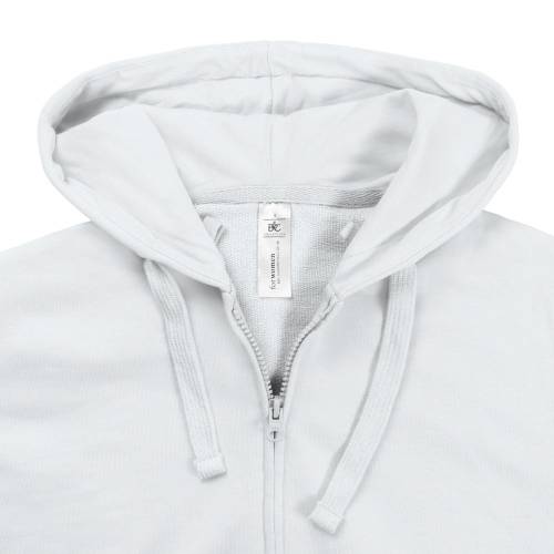 Толстовка женская Hooded Full Zip белая фото 5 Толстовка женская Hooded Full Zip белая фото 5