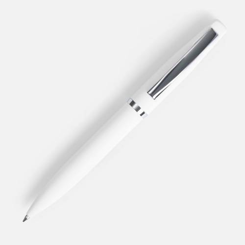 Ручка шариковая Bolt Soft Touch, белая фото 3 Ручка шариковая Bolt Soft Touch, белая фото 3