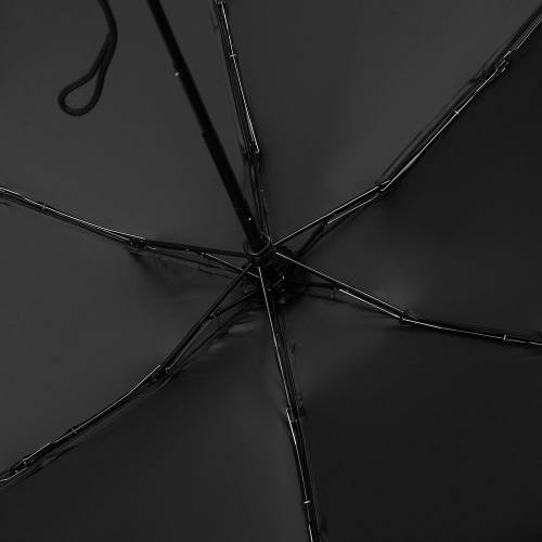 Зонт складной RainCase в чехле-сумке, черный фото 4